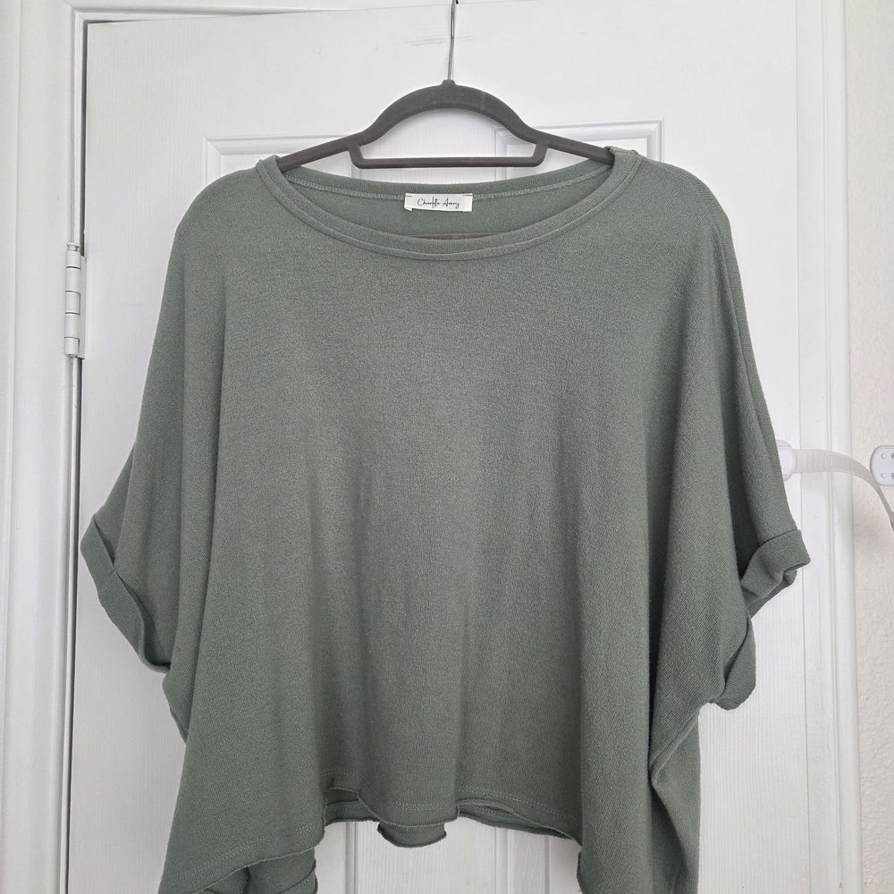 Olive Green Women's Top
